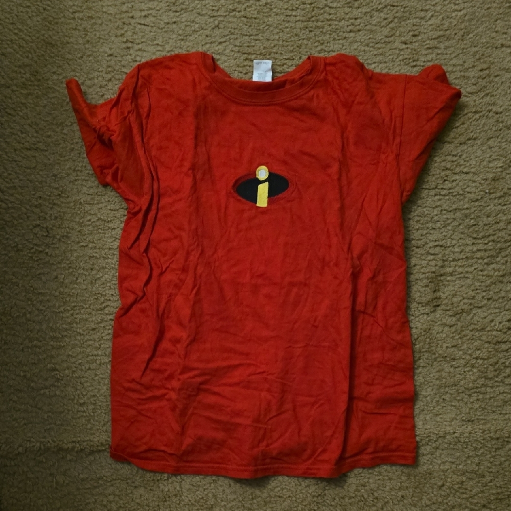 Red Kids T-Shirt with Incredible Logo